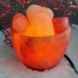 Fire Bowl With Chunks of Hearts