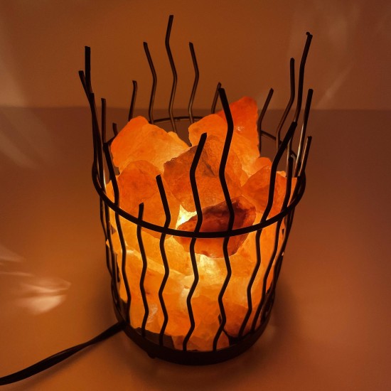 Iron Rod Fire Pit Lamp 