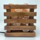 Wooden Square Lamp