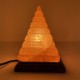 Lined Pyramid Lamp