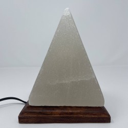 White Pyramid Lamp