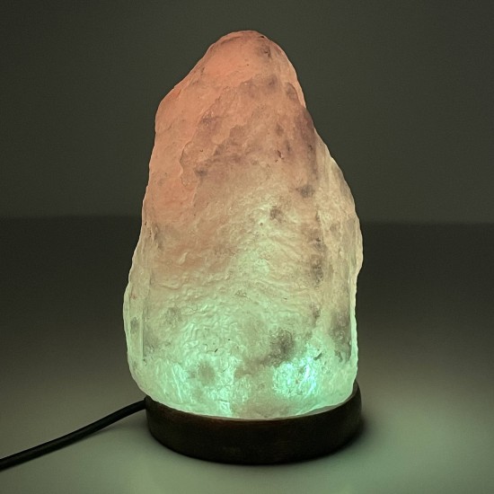 Mini Pink Natural Lamp with USB Port 